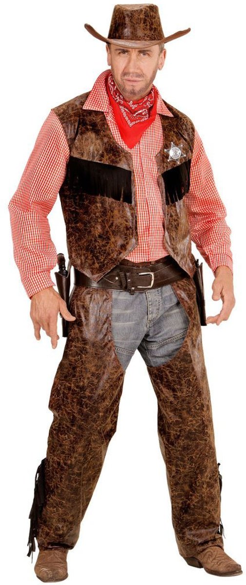 Cowboy & Cowgirl Kostuum | Stoere Cowboy Man / | Jongen | Maat 128 | Carnaval kostuum | Verkleedkleding